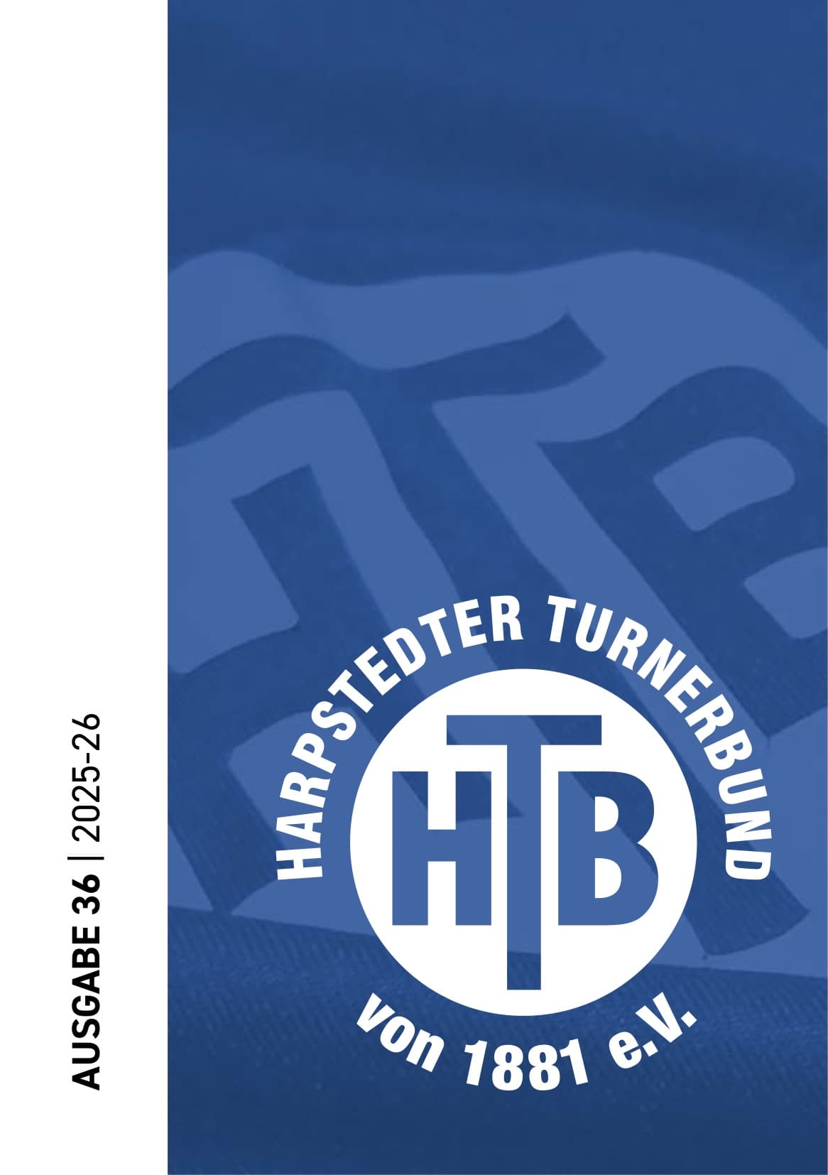 Titelseite des Blauen Heftes, Ausgabe 36 für die Saison 2025/26